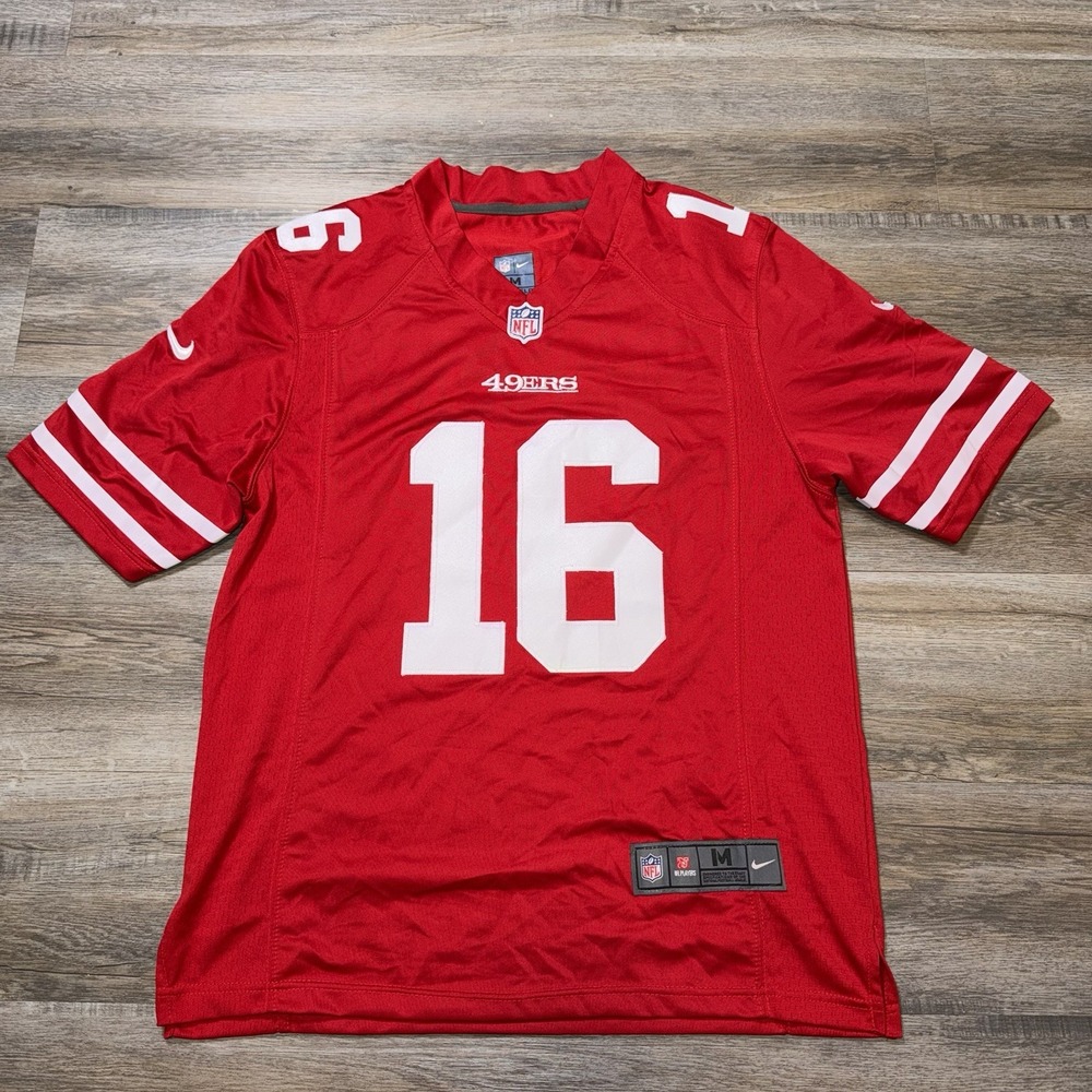 Nike Jim Plunkett Jersey Mens M San Francisco 49ers Red White Sew-On NFL